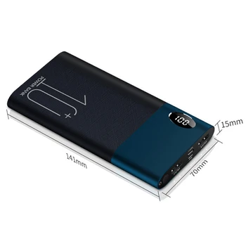 Portatīvo 50000mAh Ātrās Uzlādes Jauda Bankas Ārējo Akumulatoru Lādētāju 50000 MAh USB PoverBank Par Xiaomi IPhone, Samsung