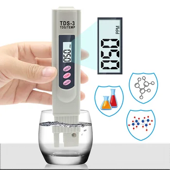 Portatīvā LCD Digitālais TDS Ūdens Kvalitātes Testeris Ūdens Testēšanas Pildspalvu Filtrs Mērītājs Mērīšanas Instrumenti Aksesuārs Akvārijs Baseins