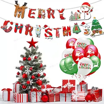 Priecīgus Ziemassvētkus Sniegpārsliņas Kruķis Folijas gaisa Balons 2022 Jaunajā Gadā Grupa Ziemsvētki Koks DIY Pakārt Ziemassvētku Rotājumi Mājas Dekoru Piederumi