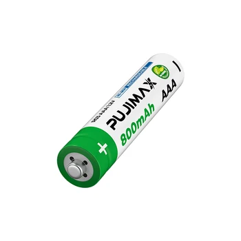 PUJIMAX Uzlādējamās Baterijas AAA 1,2 V 800mAh 12PCS Nosūtīt Akumulatora Kaste AAA Par Kameru, Mikrofonu, Zibspuldzes, Rotaļlietas Baterijas Maksas