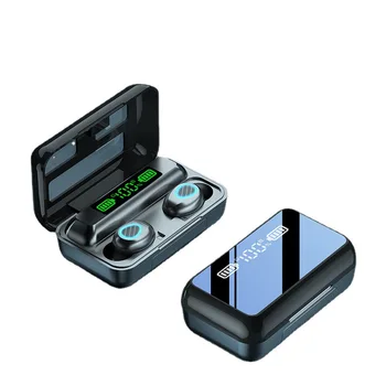 R15 TWS Bluetooth Austiņas Bezvadu Austiņas Stereo Sporta Min Austiņas un Earbuds Mikrofons Ar Uzlādes Lodziņā Viedtālrunis
