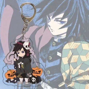 Radošā Populāra Anime Demon Slayer Keychain Jauki Gudrs, Akrila Atslēgu Piekariņi Smieklīgi Karikatūra Par Vīriešiem, Sievietēm Dāvanu