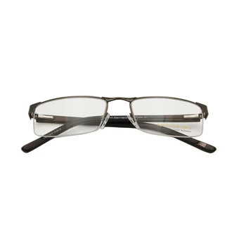 Sakausējuma Metāla Puse Rāmja Brilles Vīriešiem Laukumā Nerd Brilles Rāmis Optisko Recepšu Brilles Tuvredzība Objektīvs Monturas De Lentes