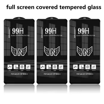 Samsung full ekrāns pārklāts rūdīts stikls gludu touch 99H forA10 A20 A30 A40 A50 A60 A70 A70S A80 A90 M20 M30 M40
