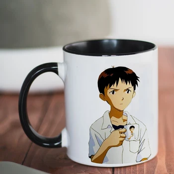 Shinji Saimniecības Krūze Anime Elpojošs Vīriešu 11oz Augstas Kvalitātes Radošu Dizainu Top Veicināšanas Kafijas Krūze Kausa Ziemassvētku Dāvanu Draugiem