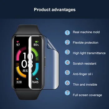 Silikona Siksna Huawei Honor Band 6 Band6 Smart Watchband Delnas Siksniņu, Sporta Nomaiņa Aproce Par Godu Band 6 Siksniņas