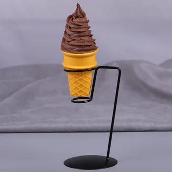 Simulācijas Saldējums Viltus CupCake Konuss Modeli Spilgti Saldējums Foto Aksesuārus, Pārtikas Modeli