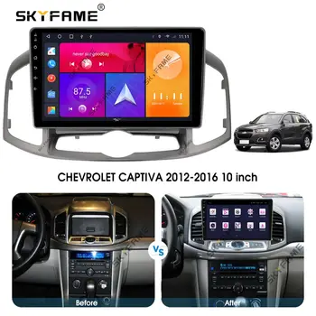 SKYFAME Automašīnas Karkasa Fascias Ar Canbus Dekoders Chevrolet Captiva 2012. - 2016. Gadam Android Radio Dask Komplekts Fascijas Rāmis