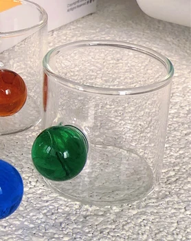 Stikla Bumba Rīkoties Ar Kafijas Tasi Mazo Jaudu Tējas Tase Ūdens Kausa Mājas Dekorēšanas Radošā Unikālo Glāzi Ūdens Kausa Dzeramā Komplekts