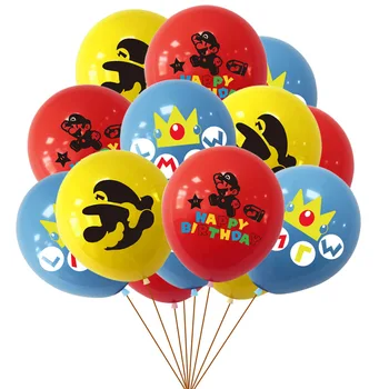 Super Sarkanu, Zaļu Luigied Bros Marioed Lateksa Baloni Super Mario Spēle Tēma Zēns Bērni Puse, Dzimšanas Dienas Svinības Baby Dušas Piederumi