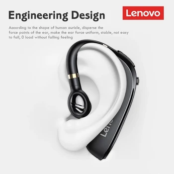 Sākotnējā Lenovo HX106 Bluetooth Austiņas Pro Auss Bluetooth 5.0 Āķis Bezvadu Austiņu Ar Mikrofonu 40 Stundas Braukšanas Meetin