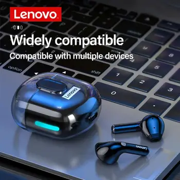 Sākotnējā Lenovo Jaunu LP12 Bezvadu Bluetooth5.1 TWS HiFi Austiņas Touch Kontroli Spēļu Austiņas Trokšņa Slāpēšanas Earbuds Ar Mic