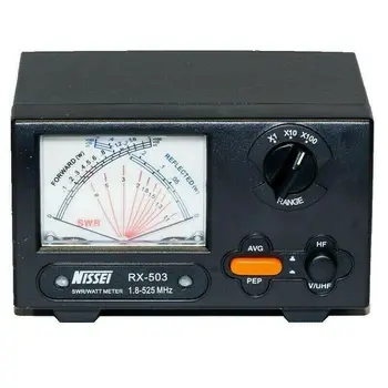 Sākotnējā NISSEI RX-503 1.8-525MHz 2/20/200W īsviļņu UV Stāv Vilnis SWR Mērītājs Digitālais Jaudas Mērītāju RX503 par divvirzienu Radio