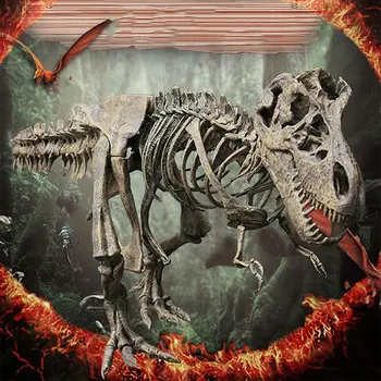 T Rex Dinozaura Tyrannosaurus Rex Skeleta Rotaļlietas Dzīvnieku Modelis Kolektora Super Apdare