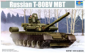 Taures 05566 1:35 krievu T-80BV galveno kaujas tvertnes Montāžas modelis