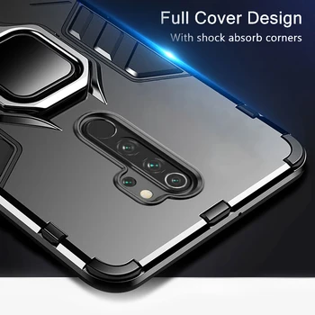 Triecienizturīgs Bruņas Case For Samsung Galaxy S21 Ultra S21 FE Gadījumos, Statīva Turētājs Magnētisko Gredzenu Tālruņa Aizmugurējo Vāciņu Galaxy S21 Plus