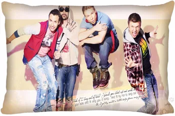 UKPI-F48 Top Pārdošanas Backstreet Boys Pasūtījuma Zippered Taisnstūra Spilvendrānas Spilvena Segums Gadījumos, Izmērs 35X45cm (vienā pusē)