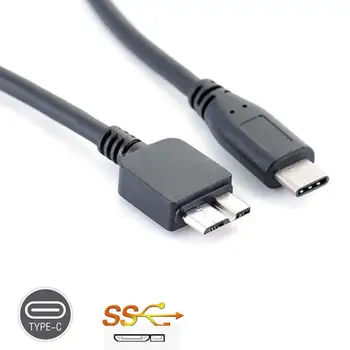 USB 3.1 Tips-C USB 3.0 Micro B Kabeļu Savienotājs Cieto Disku Viedtālrunis MOBILO TELEFONU DATORU
