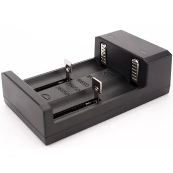 USB Lādētājs 2 Sloti 18650 26650 16340 36650 Uzlādējamās Baterijas Universālais Lādētājs Lādētājs akumulators