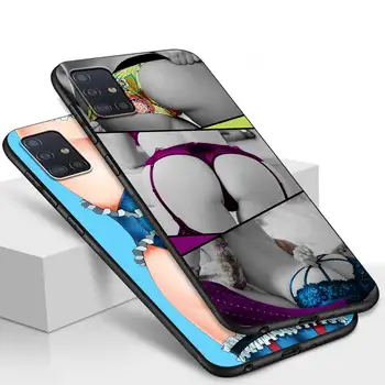 Vasaras Seksīga Meitene Bikini Ass Mākslas Tālrunis Case for Samsung Galaxy A21s A12 A51 A71 A52s A01 A11 A31 A41 A91 A22 A32 A42 5G Vāciņu