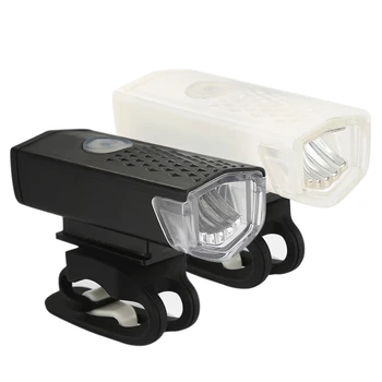 Velosipēds Velosipēdu Gaismas LED Ūdensizturīgs USB Lādējamu Velosipēds Priekšā Gaismas Velo Lukturi priekšējo Lukturu Lampiņu Kalnu Velosipēdu Piederumi