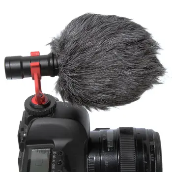 Viedtālrunis Video Platformu Kamera, Būris Mount Turētājs Stabilizators Rīkoties Grip + BOYA AR-MM1 Mikrofons Mic + 49 LED Light Komplekts Filmēšana