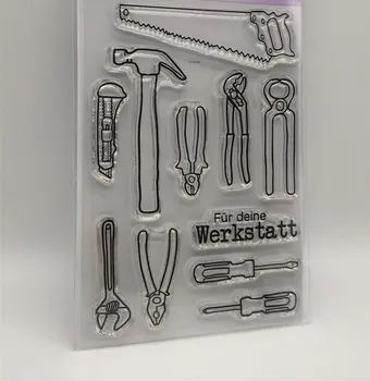 Vācu instrumentus, zīmogs Skaidrs Markas Scrapbooking Caurspīdīga Silikona Gumijas DIY Foto Albums Dekoru 90