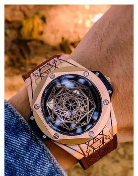 Vīriešu Mehāniskās tukšums Automātiskā cilvēks skatīties luksusa pulksteņu gaismas ūdensizturīgs zīmolu modes gadījuma CILVĒKS, SKATĪTIES Reloj Hombre