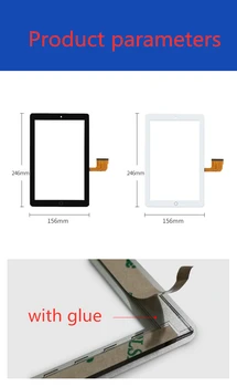 White 10.1 Collu Jaunu touch screen P/N XLD10922-V0 / XLD10921-V1 ražošanas procesu kontroles Capacitive touch screen panelis remonts rezerves daļas