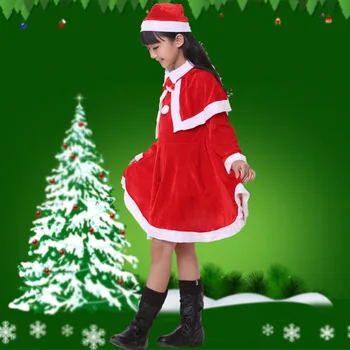 Ziemassvētku Bērnu Apģērbu Meitenēm Un Zēniem Uzstādīt Puse Kleita Meitenes Ziemassvētku Kleita Uzvalks Bērnu Apģērbu Kostīms 3 4 6 8 10 gadiem