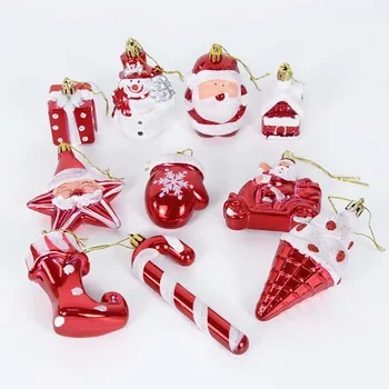 Ziemassvētku Plastmasas Candy Niedru Konfekte Kulons Santa Calus Ziemassvētku Eglīte Piekārtiem Rotājumi Mājas Dekori Ir 2021. Navidad Dāvanu