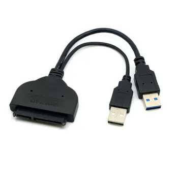 Zihan 1set USB 3.0 SATA 22Pin & SATA uz Micro SATA Adapteri 1.8