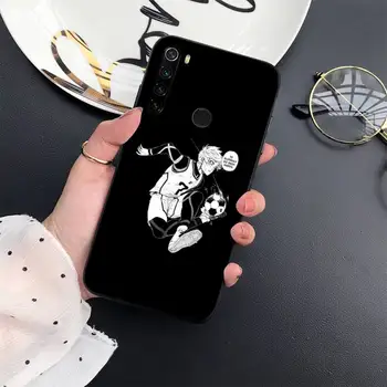 Zila bloķēšanas Japāna Komiksi Phone Gadījumā Xiaomi Redmi piezīme 7 8 9 u 10 A pro lite būtiska shell coque vāciņu
