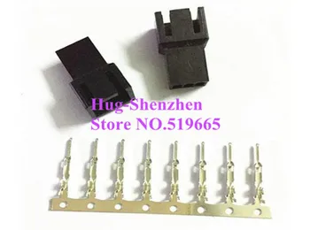 Ķīnas Vairumtirdzniecības Black Molex 2510 3 Pin Fanu 3Pin female PWM Barošanas pieslēgvietas apvalks mājokļu +Termināļa cemme adatas