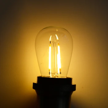 Ūdensdrošs LED S14 Stīgu Gaismas Rezerves Spuldzes E26 Bāzes Edison Spuldzes Ekvivalents 11 W, Der Āra Terases Dārzu Dekori