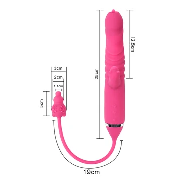 3 Režīmi Mēles Laiza Vibrators Teleskopiskie Dildo G-spot Masāža Maksts Klitora Stimulators Sieviešu Masturbator Seksa Rotaļlieta, paredzēta Sievietēm