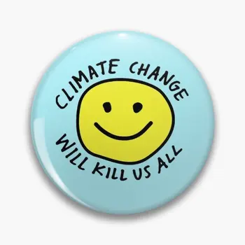 Apturēt Klimata Izmaiņas, Customizable Mīksto Pogu Pin Rotaslietas Modes Gudrs Mīļākais Apkakles Karikatūra Atloks Pin Metāla Cepuru Dekori Funny