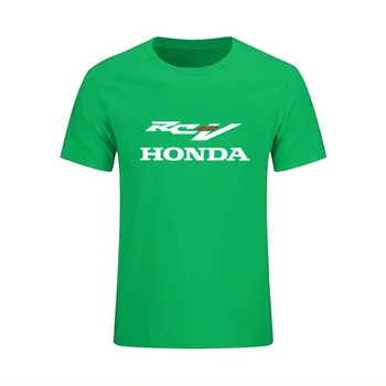 Honda RC211V motociklu vīriešu T Rossi MOTO GP sacīkšu V5 ūdens dzesēšanu, četrtaktu motoru sporta T krekls modes kokvilnas T-krekls