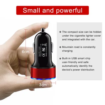 Mini Auto Lādētāju piepīpētāja Smart Tālrunis USB Adapteri Mobilo Telefonu Lādētāju Dual USB LED Ciparu Displejs Ātra Uzlāde