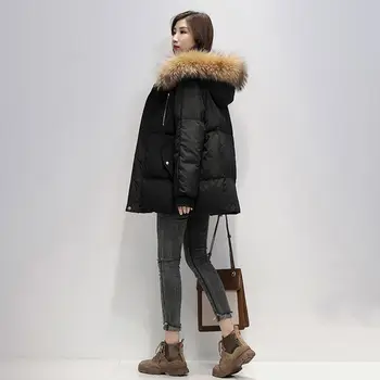S-3XL ir 2021. jaunu stilu Parkas Lielizmēra uz leju, polsterēta jaka sieviešu ziemas īss mīksti polsterēta jaka korejiešu stilā, polsterēta jaka