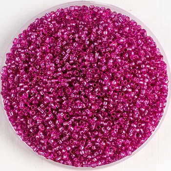 Vairumtirdzniecības izsmalcinātu rozā čehu kristāla un stikla pērlītes 2mm sēklu pērlītēm rotaslietas DIY materiāls piederumi